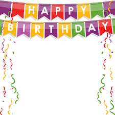happy birthday frame vector hd images