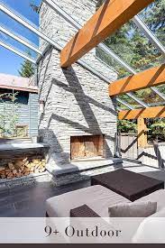 6 Outdoor Fireplace Tile Ideas