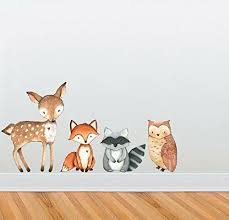 Woodland Creatures Wall Decal