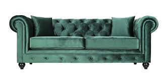 chesterfield 3 seater sofa velvet green