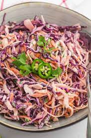 creamy slaw for fish tacos little