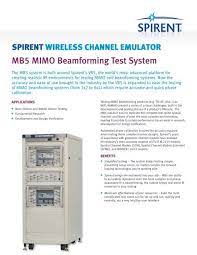 mb5 mimo beamforming test system