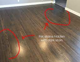 what if my hardwood floor has pet stains