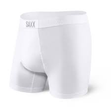 Saxx Underwear 24 Seven Boxer Fly White Bikeinn