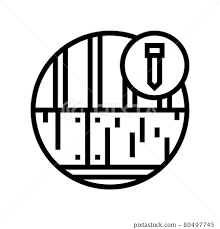 Roof Deck Line Icon Vector Ilration