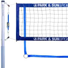 portable outdoor volleyball net systems