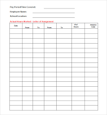 Sample Payroll Timesheet 7 Documents In Pdf Word