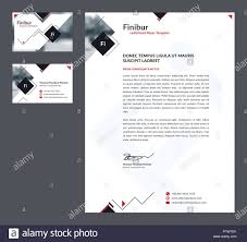 Business Stationery Template Business Card And Letterhead