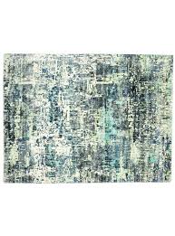 carpet handloom print blue 160x220 cm