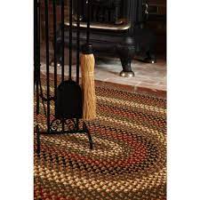 rhody rug country medley natural earth 4 ft x 6 ft oval indoor outdoor braided area rug