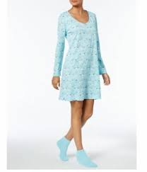 Charter Club Womens Pajama Gift Set Gown And Fuzzy Socks Nwt Ebay