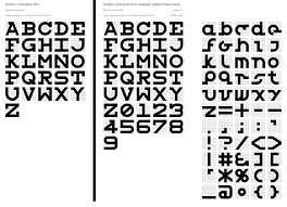 Snellen Optotype Font Upper And Lower Case Martin