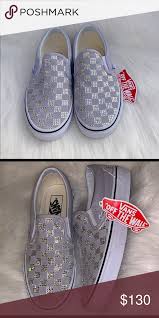 Showing 8 black and white checkered vans. Swarovski Crystal Checkered Vans Checkered Vans Vans Bling Shoes Sneakers