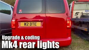 vw caddy 2k mk4 rear lights upgrade