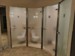 Super Awkward Semi Transpa Bathroom