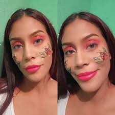 makeup inspired by the bug ladybug