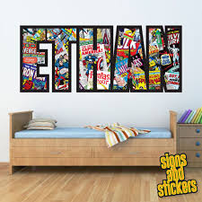 Children's bedroom furniture can not only make their room look good, but they also ensure that everything that your child may need is in the same room as him or her. Print 72 Digital And Screen Print Specialists Ebay Marvel Bedroom Marvel Room Boys Bedroom Decor