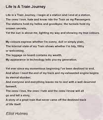 journey printable train of life poem