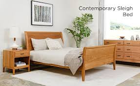 contemporary sleigh bed the joinery