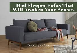 mid century modern sleeper sofa beds
