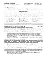 New Grad Nursing Resume Objective   Free Resume Templates