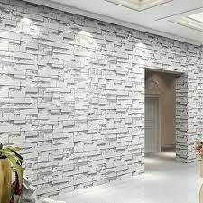 Vinyl Tile Pattern Stone Wallpaper