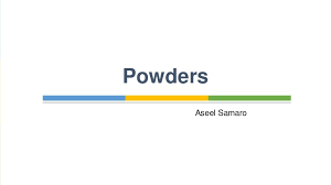 Powder Pharmaceutics
