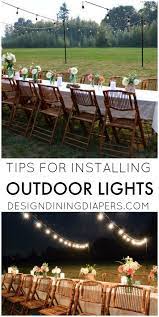 To Hang String Lights In Your Backyard