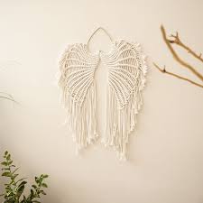 Angel Wings Macrame Wall Hanging