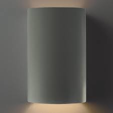 ceramic curved outdoor wall sconce by