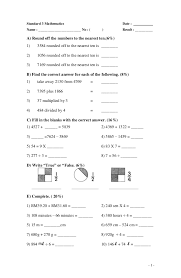 Kssr mathematics upsr module paper ⅱ. Year 3 Mathematics Exercise