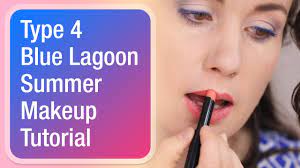 blue lagoon summer makeup tutorial