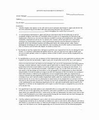 Artist Management Contract Template Awesome 10 Artist Agreement