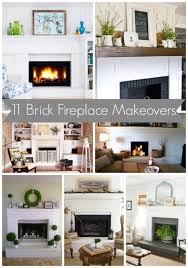 11 brick fireplace makeovers my