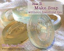 how to make soap without lye make