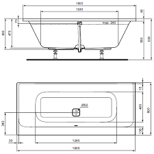 Wo gewöhnliche badewannen räumlich an ihre grenzen stoßen, spielt eine raumsparwanne ihre stärken aus. Ideal Standard Tonic Ii Duo Badewanne 180x80 Inkl Ab Uberlauf E397601 E397701 Ebay