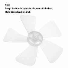 plastic fan blade 3 5 leaves w fan nut