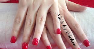 In addition, it allows you to to create a acrylic nails on short bitten nails. Square Red Acrylics Nails Artificial Nail Enhancements Have Come A Long Way From The Thin Acrylic Nail Designs To Modern Uv Gel Acrylic Nails Often Get A Lot Of Bad Press