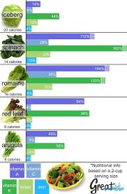 Green Salad Calories Chart Graph Infographics Graphs Net
