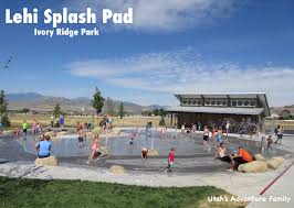 Lehi Splash Pad At Ivory Ridge Park