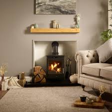 Fireplace Mantel Surround Rustic Wooden