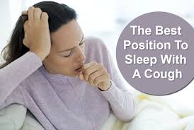 the best position to sleep with a cough