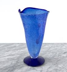 Handblown Cobalt Blue Glass Pitcher