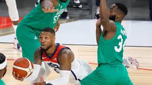You are on nba 2021/2022 scores page in basketball/usa section. Utah Jazz Guard Miye Oni Nigeria Upset Damian Lillard Usa Basketball In Exhibition