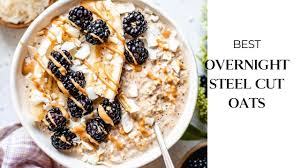 vegan overnight steel cut oats no cook