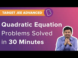 Quadratic Equation Notes For Iit Jee