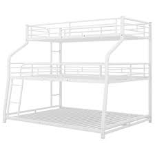 Full Xl Queen Size Triple Bunk Bed