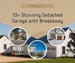 Stunning Detached Garage With Breezeway