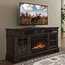 best electric fireplace tv stand design