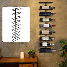 9 Bottle Wall Mounted Wine Racks Wall